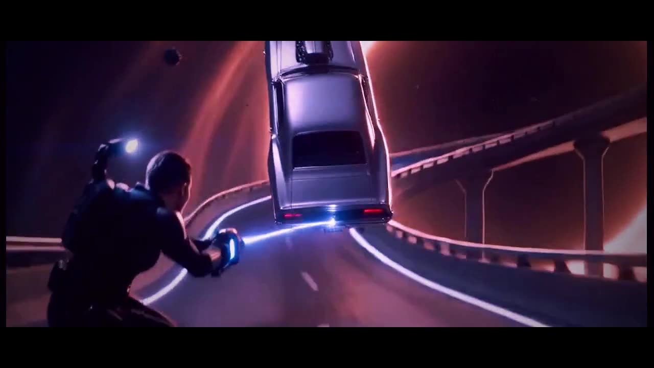 Still from Gravity Repo — cosmic chaos